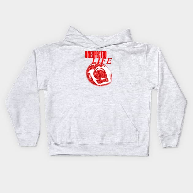 Unexpected Life Red Kids Hoodie by Unexpected